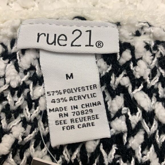 Womens Nwt Rue21 V-Neck‎ Slouchy Oversized Sweater - Picture 4 of 5